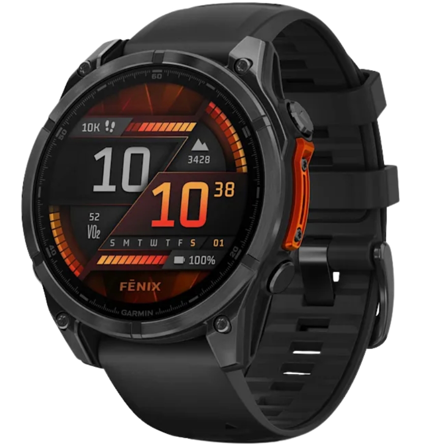 Reloj GPS Garmin Fēnix 8 47mm AMOLED 010-02904-00 - Slate Gray/Black